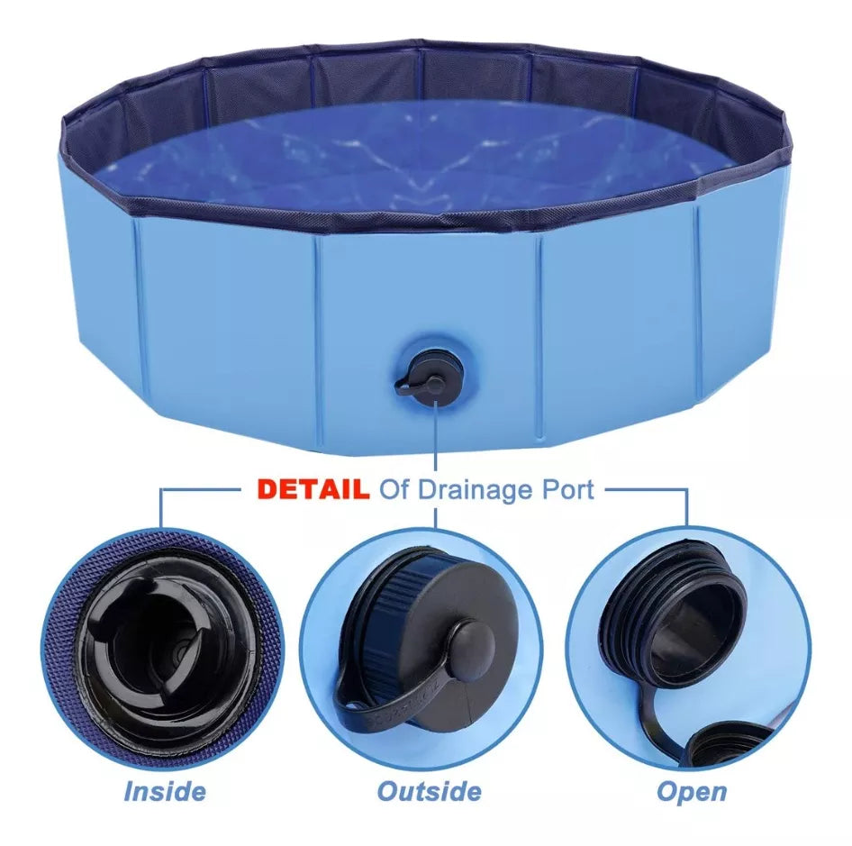 Piscina plegable para mascotas